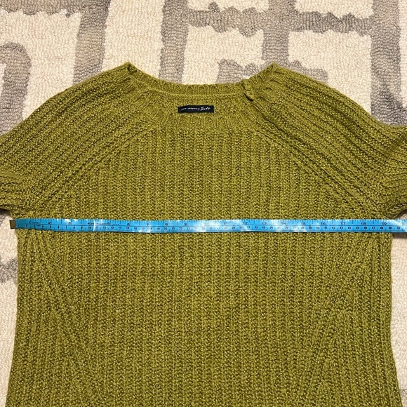 American Eagle Avocado Green Sweater - S - Picture 5 of 8